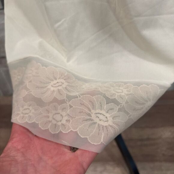 Vintage 50s/60s Vanity Fair Slip Gown Dress Size 38 Large Pinup Glamour Lace - Picture 5 of 11